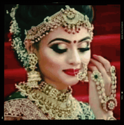 Bride And Groom Holding Hands GIF
