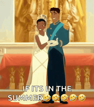 Bride And Groom If It's In The Summer GIF