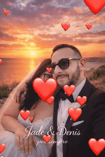 Bride And Groom Jade & Denis Per Sempre GIF