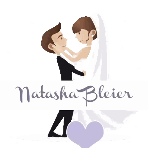 Bride And Groom Natasha Bleier Sticker