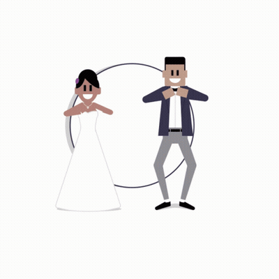 Bride And Groom Wedding Vibes GIF