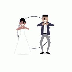 Bride And Groom Wedding Vibes GIF
