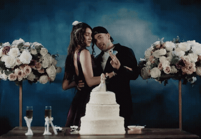 Bride And Groom Wedding We're Gathered Here Today GIF