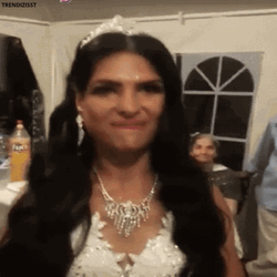 Bride Fist Pump No Teeth GIF