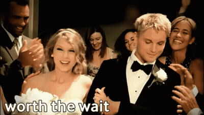 Bride Groom Walking Down Aisle Worth The Wait GIF