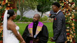 Bride Laughing At Groom During Marriage Funny GIF