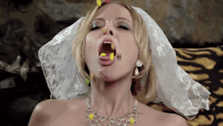 Bride Skittles Candy Shower GIF