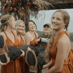 Bridesmaid Carried Ladies Man GIF