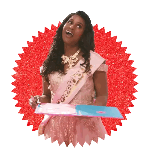 Bridesmaid Woman Holding Book Sticker