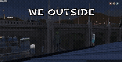 Bridge Saying We Outside GIF