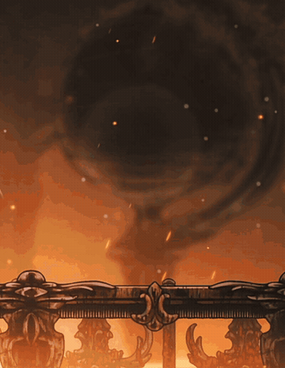 Bridge With Glowing Star Drawing GIF