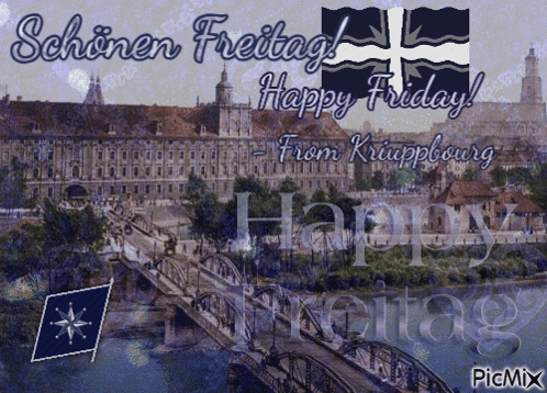 Bridge With Happy Friday GIF