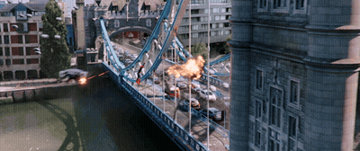 Bridge With Number 8 On Side GIF