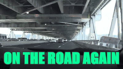 Bridge With On The Road Again GIF