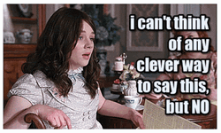Bridgerton Eloise Nope Meme GIF