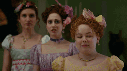 Bridgerton Featherington Sisters She's Beautiful GIF