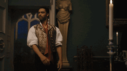 Bridgerton Simon Acting Up GIF