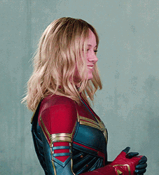 Brie Larson Captain Marvel Sweet Smile GIF