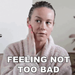 Brie Larson Feeling Not Too Bad GIF