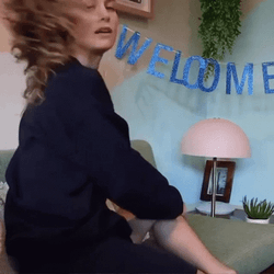 Brie Larson Hair Flip I'm Back GIF