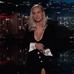 Brie Larson Host Happy Clap GIF