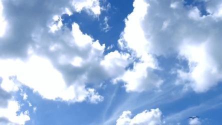 Bright Clouds Time Lapse GIF
