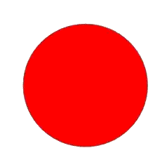 Bright Pink Circle Sticker