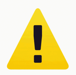 Bright Yellow Warning Signal GIF