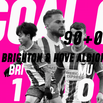 Brighton And Hove Albion Scoring Goal GIF