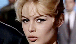 Brigitte Bardot Flirty Eye Wink GIF