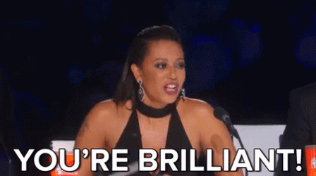 Brilliant AGT Mel B  GIF