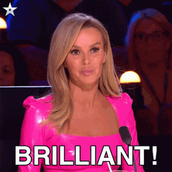 Brilliant Amanda Holden GIF
