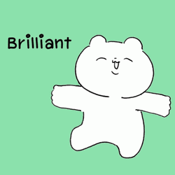 Brilliant Kindness Bear Cartoon GIF