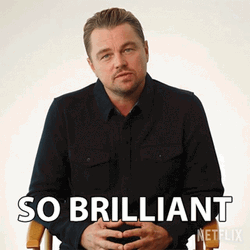Brilliant Leonardo DiCaprio Look Up GIF