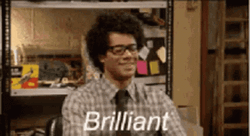 Brilliant Maurice Moss Reaction GIF