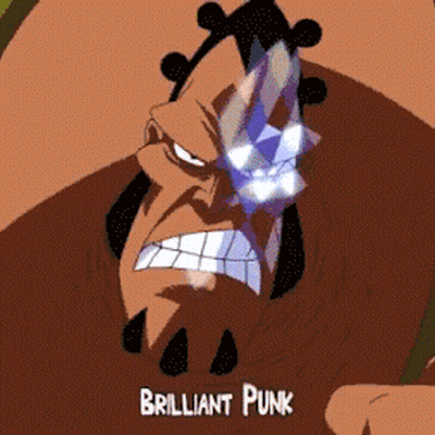 Brilliant Punk With Rhino Horn GIF