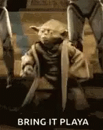 Bring It Playa Yoda Dancing GIF