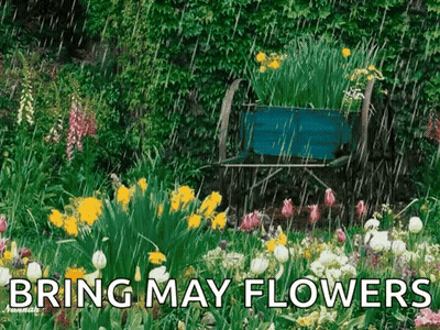 Bring May Flowers Garden GIF