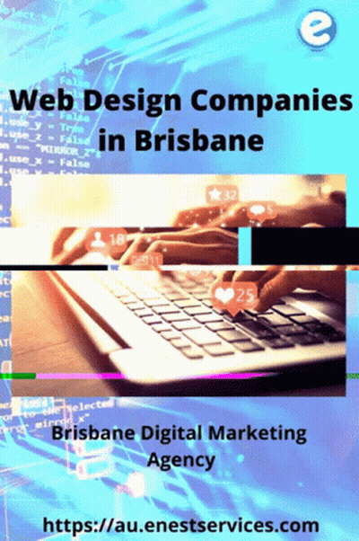 Brisbane Digital Marketing Agency Ad Person Typing On Laptop GIF
