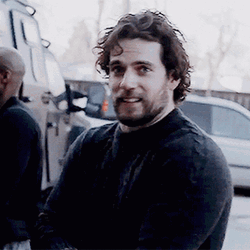 British Actor Henry Cavill Waving Hello  GIF