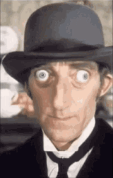 British Actor Marty Feldman Misaligned Eye  GIF