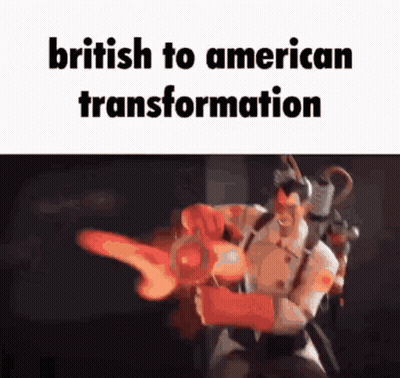 British To American Transformation Meme Doctor Holding Gun GIF