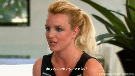Britney Spears Calm Interview GIF