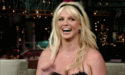 Britney Spears Happy Dance GIF