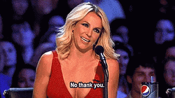 Britney Spears No Thank You Response GIF