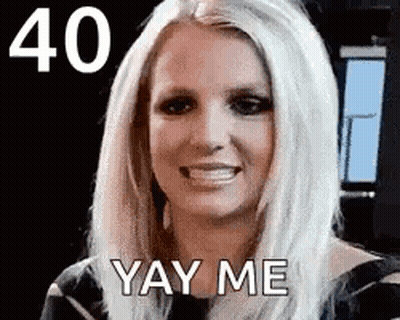 Britney Spears Smiling Saying Yay Me GIF