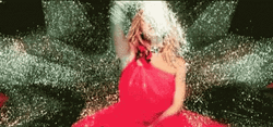 Britney Spears Sprinkled Glitter Bomb Singing GIF