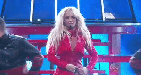 Britney Spears Stripping Billboard Music GIF