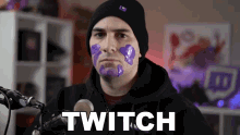 Brksedu Purple Face Paint Twitch GIF