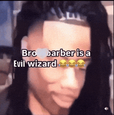 Bro Barber Is A Evil Wizard GIF